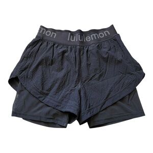 Lululemon Logo Waistband High-Rise Training Short
Graphite Grey size 8
